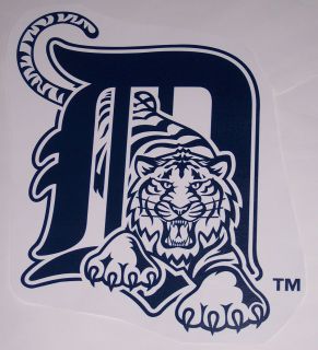Detroit Tigers FATHEAD Official D w Tiger Logo MLB 18 x15 Vinyl Wall