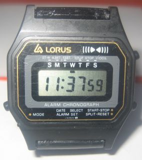  Retro Lorus Digital Sport Watch