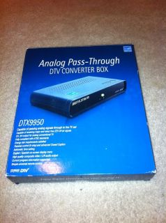 Digital Stream DTX9950 Analog Passthrough DTV Converter Box $59 at