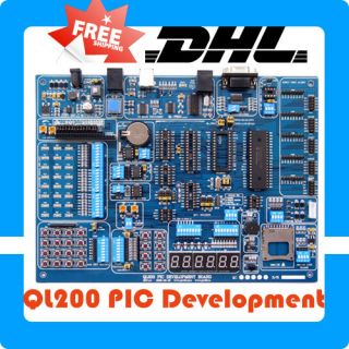 New QL200 Pic Microchip MCU Development Board USB Programmer Kit 1602