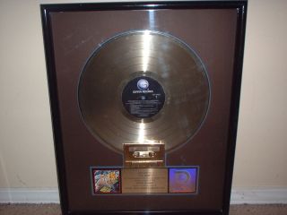 Don Henley Eagles RIAA Gold Record Award Actual Miles