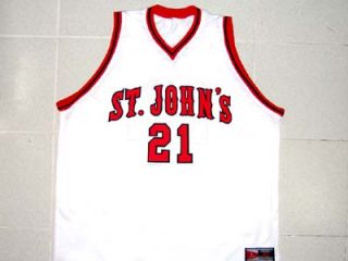 Malik Sealy St Johns University Redmen Jersey White New Any Size