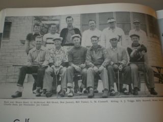 Don January College Yearbook With NCAA Championship Golf Team Photos