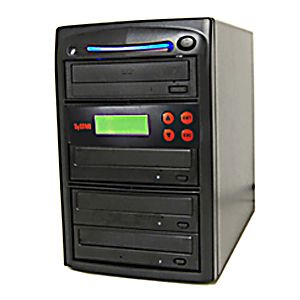 Systor 4 Burner 24X CD DVD Duplicator+500GB+Smart USB Copier Replicate