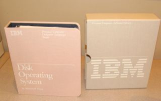IBM PC Dos Data Operating system computer software manual Vintage