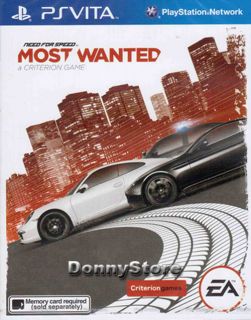 Need for Speed Most Wanted A Criterion Game PS Vita PSV Game Brand New