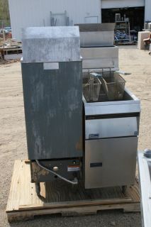 Pitco Frialator Double Deep Fryers with Baskets for Parts or Repair