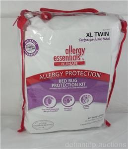Bed Bug Protection Kit by Allergy Essentials (XL Twin) **New/Ships