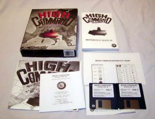 HIGH COMMAND   EUROPE 1939 45 VINTAGE PC GAME WWII DOS