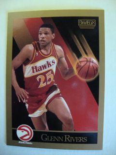  Skybox 1990 91 NBA 7 Glenn Doc Rivers Hawks