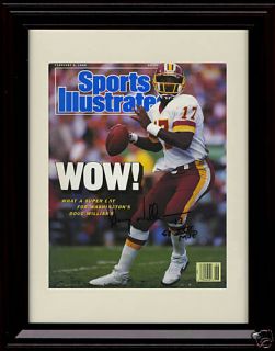 Framed Doug Williams Sports Illustrated Autograph Print