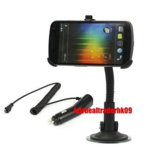 Car Mount Vehicle Dock Kit Charger Holder for Samsung Galaxy Nexus