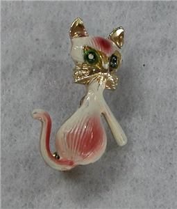 vintage cat dress pin from tv s bewitched