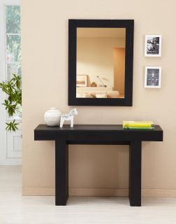 Garland 1 Drawer Sofa/Console Table in Black Finish. Overall