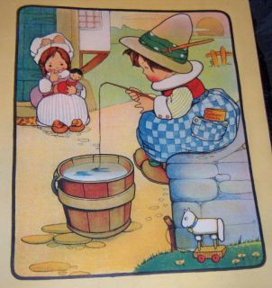 EARLY GRACE DRAYTON MOTHER GOOSE ILLUSTRATED BOOK, NICE FIRST PRINTING