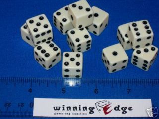 Assorted Opaque Dice 16mm 108 Pack Bunco 9 Colors 12 Ea