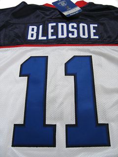 Drew Bledsoe Buffalo Bills Authentic Real NFL Jersey 52