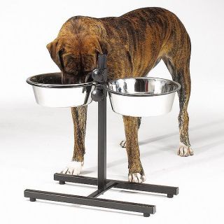 ProSelect Adjustable Elevated Pet Dog Feeder Diners