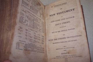 Paull Cornell Family Bible 1817 Dighton Bristol Co MA