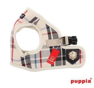 Puppia Luxury Dog Harness Vest Junior Beige s M L