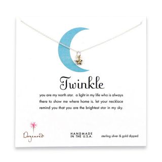 Dogeared 18 SS Twinkle Lucky Star Necklace