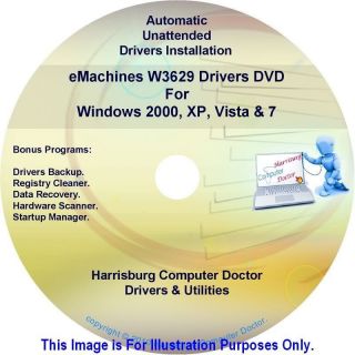 eMachines W3629 Drivers Restore DVD Automatic Drivers Installation