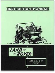  Series 1 11 Diesel Official Manual 88 109 Drivers Handbook
