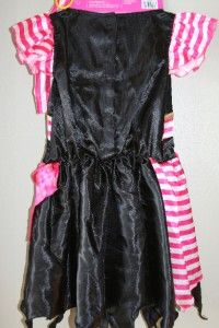Dream Dazzlers Girls Pirate Dress Up Set comes with black waistcoat,
