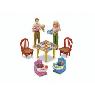 New Fisher Price Loving Family Grand Dollhouse 8 Room Doll House Folds