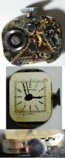 Vintage Winton Wristwatch Movement 17J Cal 50 8 653