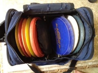  Disc Golf Bag w 8 Discs