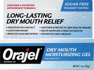 Orajel Dry Mouth Moisturizing Gel   1.5 Oz oral Demulcent Dry mouth