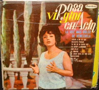 Rosa Virginia Chacin La Voz mas Dulce de Venezula LP