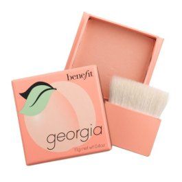Benefit Cosmetics Georgia Peachy Blush Highlighter Face Powder Full