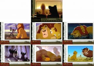 DISNEY TREASURES SERIES 2 (2003) Complete Card Set of 100 w/ LION KING