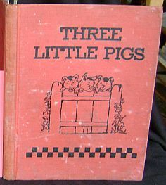 1940 Donohue Three Little Pigs Color Illustrations