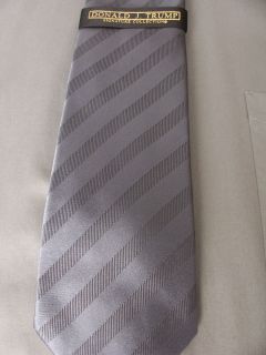 Donald Trump Signature Collection Silk Tie Charcoal Grey New with Tags