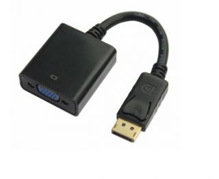 DisplayPort DP Male to VGA Female Adapter Cable Converter