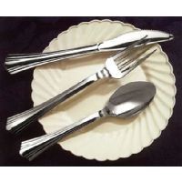 reflection cutlery plastic 20 pack knife fork spoons