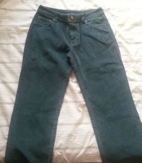 Garnet Hill Dusty Slate Corduroy Pants Size 6