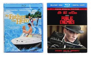 Blu Ray DVD Movies Lot of 2 Public Enemies Johnny Depp My Father The