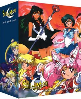 Sailor Moon Limited Edition Box Set 1 DVD Season 1 2 3 in English Good