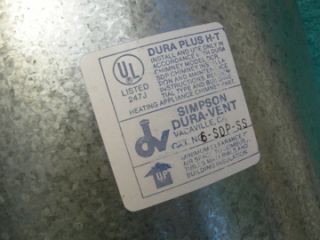 Dura Vent Triple Wall Insulated Stove Pipe Chimney NOS