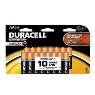 Duracell Coppertop AA Size Battery 16 Pack Brand New
