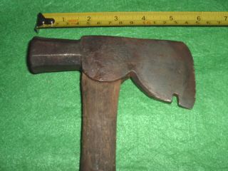 Vintage Camp Tool Axe Hatchet Dows Roofing Fence Tool