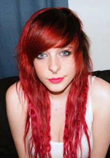 Crazy Color Fire Red Semi Permanent Hair Dye Punk Gothic