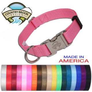 Premium Nylon Dog Collars (Various colors & sizes available)