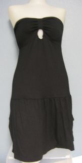 Dotti Medium Black Bandeau Swimsuit Cover Up Dress $54