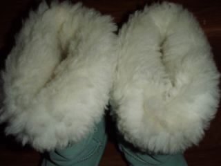  Cosmetic Classic Tall Mint Grean Sheepskin Slip On Boots made by EMU