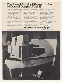 1973 McDonnell Douglas Vital II Visual Simulator Ad